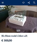 Bioblaze model Lisbon wit Ethanol haard, Huis en Inrichting, Haarden, Ophalen, Zo goed als nieuw, Vrijstaande haard, Overige soorten