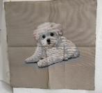 coupon tissu  bichon , chien blanc ( 47 / 45 cm, Hobby en Vrije tijd, Stoffen en Lappen, Wit, Nieuw, Ophalen of Verzenden, 30 tot 120 cm