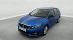 Peugeot 308 1.2 PureTech Style NAVI / CLIM / TEL (bj 2021), Auto's, Stof, Gebruikt, 1199 cc, Blauw