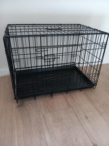 Bench hond kat opplooibaar b:75,h:54,d;48 zwart beschikbaar voor biedingen