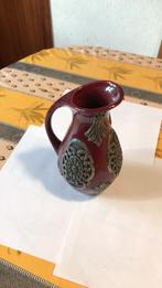 vase-cruche en porcelaine garniture en etain, Antiquités & Art, Enlèvement ou Envoi
