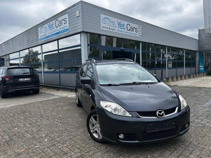 Mazda 5 met keuring verkoop en garantie, Auto's, Mazda, Bedrijf, Te koop, ABS, Benzine, Euro 4, 4 deurs, Handgeschakeld, Zwart