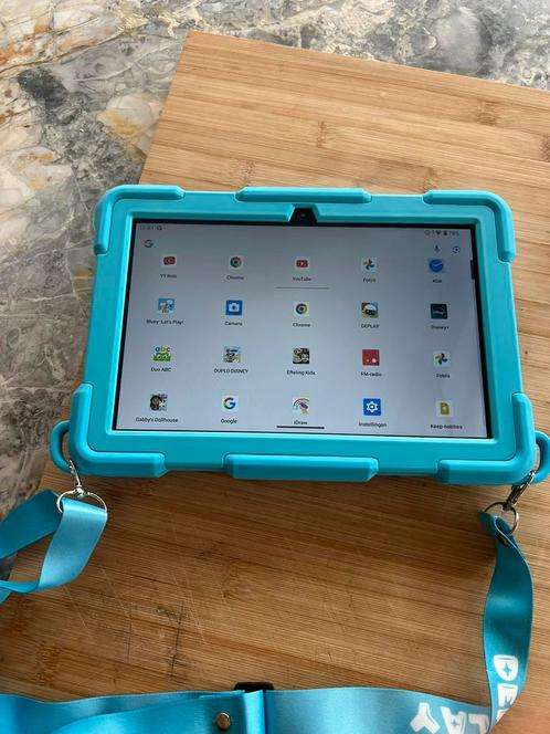 Deplay kids tablet 10’ PRO 4 blauw, Computers en Software, Android Tablets, Zo goed als nieuw, 10 inch, Ophalen