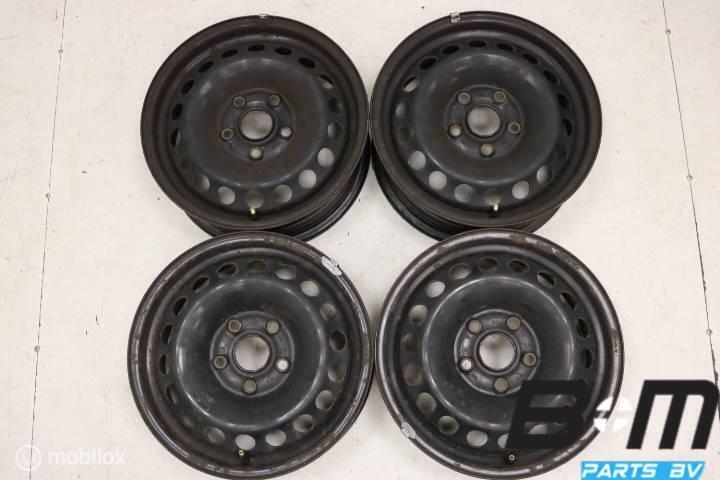 Org 15 inch stalen velgen VW Touran 1K0601027T, Auto-onderdelen, Banden en Velgen, Velg(en), Gebruikt