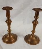 2 koperen kandelaars, Antiek en Kunst, Ophalen of Verzenden