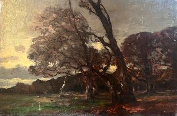 Olieverschilderij van Victor de Buck (1855-1914) beschikbaar voor biedingen