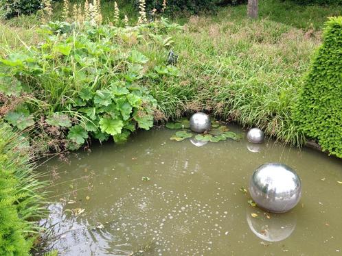 Heksenbol assortiment, Tuin en Terras, Waterpartijen en Fonteinen, Gebruikt, Overige typen, Inox, Ophalen