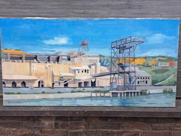 huile sur toile signe roger duterme beschikbaar voor biedingen