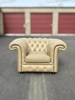 Fauteuil Chesterfield XL, Huis en Inrichting, Fauteuils, 100 tot 125 cm, Anglais, Ophalen of Verzenden, Zo goed als nieuw