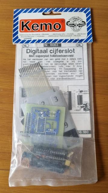 Kemo bouwpakket digitaal cijferslot beschikbaar voor biedingen
