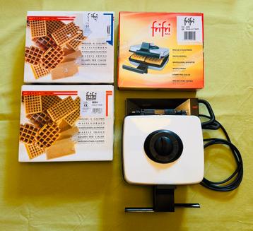 Frifri wafelijzer met 3 vormen, model zoals Nova, bakeliet beschikbaar voor biedingen