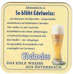 bierviltje 1st Edelweiss, Collections, Marques de bière, Envoi