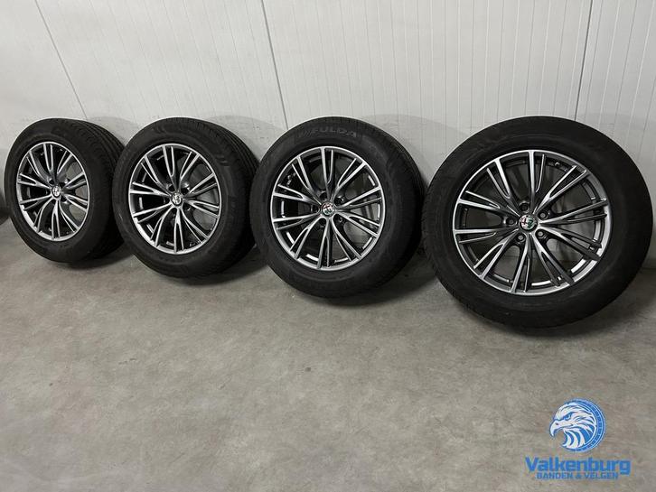 6-7mm! Originele Alfa Romeo Stelvio 18 inch antraciete velge, Auto-onderdelen, Banden en Velgen, Banden en Velgen, Zomerbanden