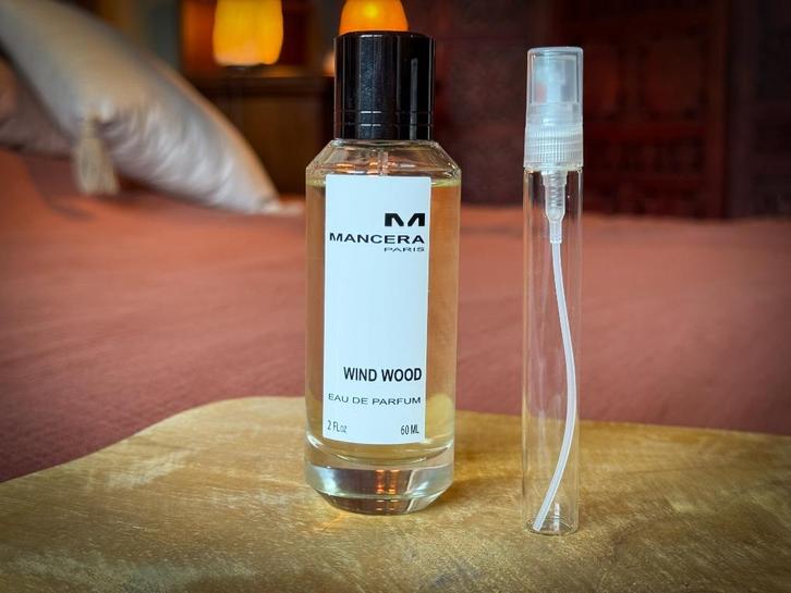 Mancera - Wind Wood sample/decant, Bijoux, Sacs & Beauté, Beauté | Parfums, Comme neuf, Enlèvement ou Envoi