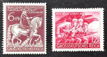 Gross Dt.Reich: 2X laatste Derde Rijk zegels 1945 POSTFRIS beschikbaar voor biedingen