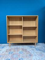 Midcentury eiken boekenkast uit de jaren 60, Zweeds, Huis en Inrichting, Ophalen, Eikenhout