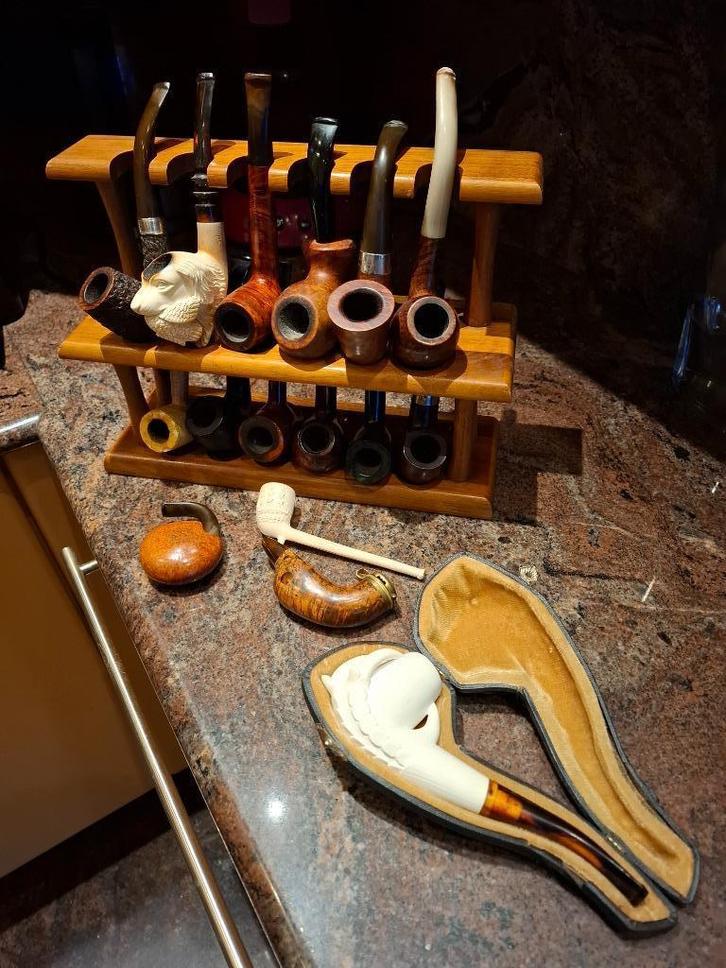 rek met zeer mooie pijpen, Hobby en Vrije tijd, Overige Hobby en Vrije tijd, Gebruikt, Ophalen of Verzenden