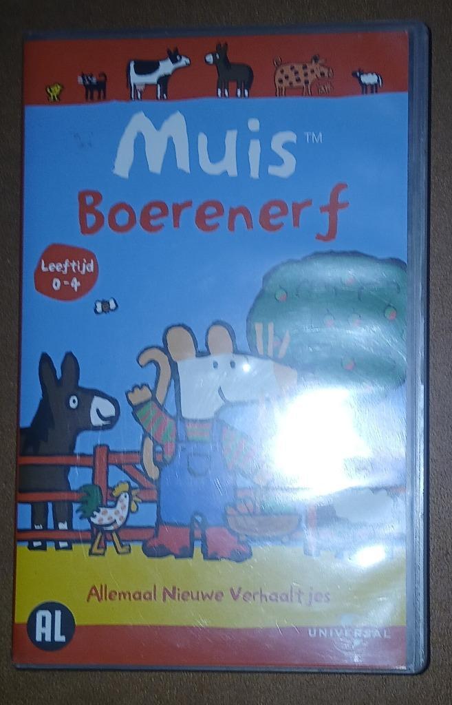 Muis Boerenerf vhs, Cd's en Dvd's, VHS | Kinderen en Jeugd, Gebruikt, Tekenfilms en Animatie, Tekenfilm, Alle leeftijden, Ophalen of Verzenden