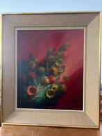 Oud schilderij met bloemen, Antiek en Kunst, Ophalen