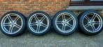 Originele BMW 19 Inch Breedset M313 Velgen Met Goeie Banden, Ophalen, 19 inch, Banden en Velgen