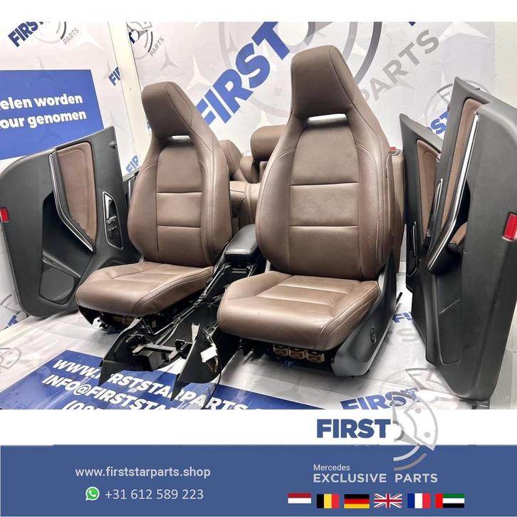 W176 W117 W156 AMG STOELEN ZETELS BRUIN AMG COMPLEET INTERIE, Autos : Pièces & Accessoires, Habitacle & Garnissage, Mercedes-Benz
