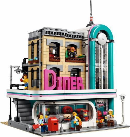 lego - like restaurant diner, Kinderen en Baby's, Speelgoed | Duplo en Lego, Zo goed als nieuw, Lego, Complete set, Verzenden