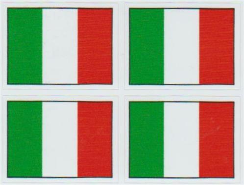 Italiaanse vlag stickervel, Motoren, Accessoires | Stickers, Verzenden