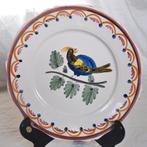 assiette decorative francaise decor a l'oiseau (3), Antiquités & Art, Enlèvement ou Envoi