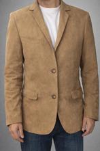 Veste en cuir suédé Butch Tailors – Taille 48, Kleding | Heren, Maat 48/50 (M), Beige, Nieuw, Ophalen of Verzenden