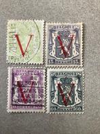 Belgische Postzegels Obp nrs 670/73, Frankeerzegel, Ophalen of Verzenden, Gestempeld, Overig