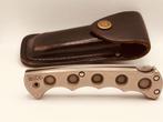 Buck XLTi Model No 560 Silver Finger Groove Titanium, Verzenden, Gebruikt