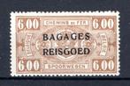 BA15 MNH** 1935 - Spoorwegzegels met opdruk "BAGAGES - REISG, Verzenden