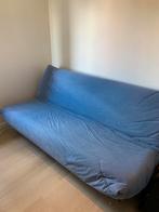 Slaapbank met opbergruimte, Ophalen, Gebruikt, Blauw, 190 cm of minder