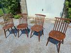 Zeldzame set van 4 designstoelen Fanett Tapiovaara-stijl, Ophalen
