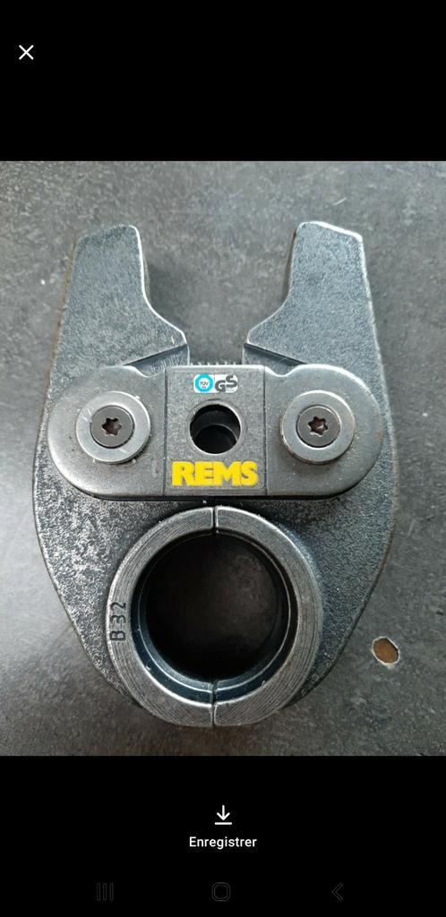 Mors de sertissage REMS – Profil B (B-Press) – 16 / 28 / 32, Bricolage & Construction, Outillage | Pièces de machine & Accessoires