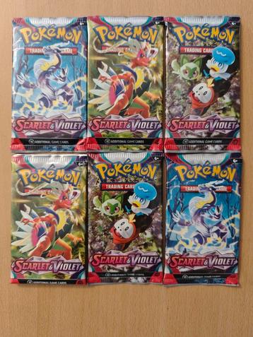 Pokémon Scarlet & Violet Boosterpack beschikbaar voor biedingen