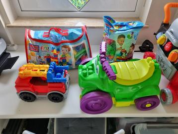 Mega Bloks, 250 stuks, auto, brandweerwagen, Enlèvement, Utilisé, Megabloks
