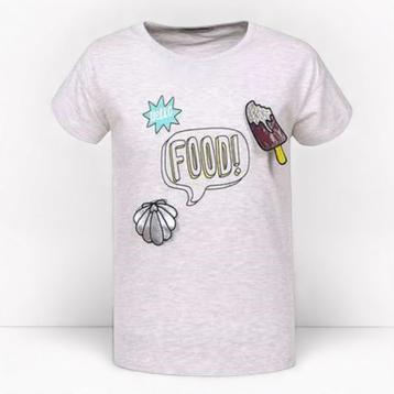 T-shirt grijs hello food 140 beschikbaar voor biedingen