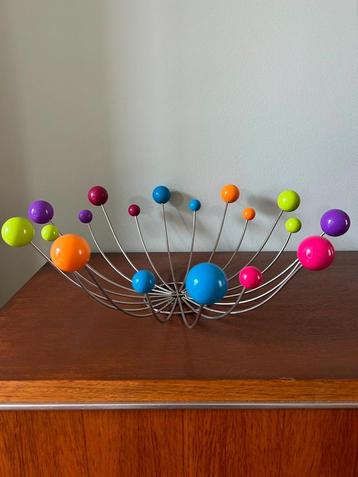 Vintage Sputnik fruitschaal – jaren 1970 beschikbaar voor biedingen