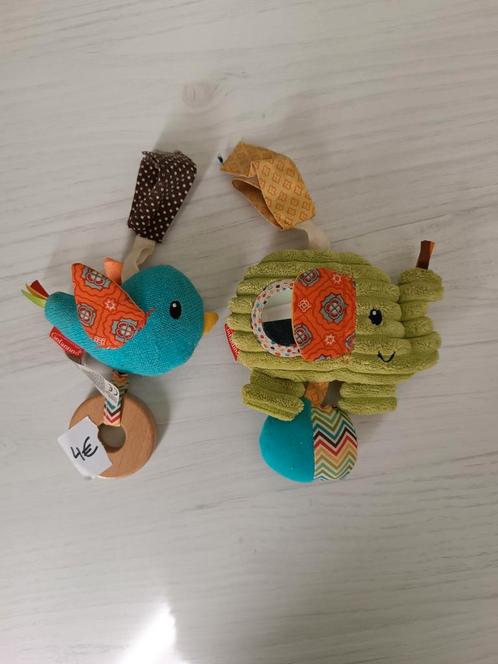 Rammelaars, infantino, voor maxi cosi, buggy of park, Kinderen en Baby's, Speelgoed | Babyspeelgoed, Zo goed als nieuw, Rammelaar