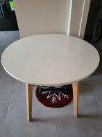 witte ronde tafel, Huis en Inrichting, Ophalen, Gebruikt