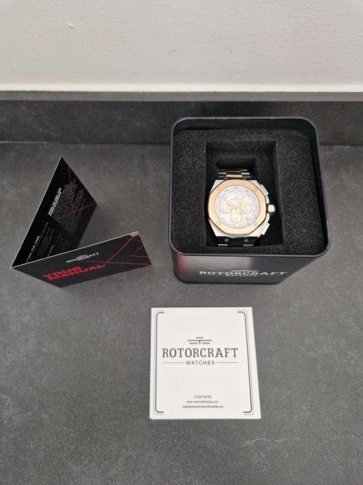 Herenhorloge van Rotorcraft (Skyfall RC6504)  NIEUW!!!, Handtassen en Accessoires, Horloges | Heren, Nieuw, Staal, Staal, Ophalen of Verzenden