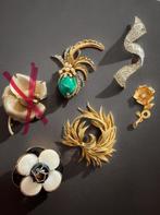 Set van 5 vintage broches, jaren 60, Ophalen of Verzenden, Zo goed als nieuw