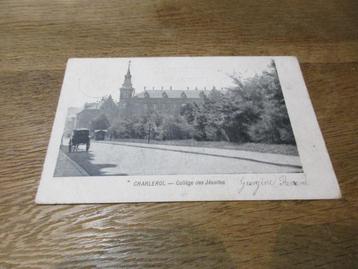 POSTKAART CARTE POSTALE  CHARLEROI COLLEGE DES JESUITES 1905 beschikbaar voor biedingen