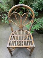 Vintage bamboe stoelen, Huis en Inrichting, Stoelen, Ophalen, Gebruikt, Twee, Bruin