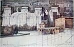 Christo - Wrapped Reichstag signed by Christo - 98x62, Antiek en Kunst, Kunst | Litho's en Zeefdrukken, Ophalen of Verzenden