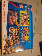 Paw patrol puzzel 4 in 1 in zeer goede staat, Ophalen