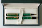 Waterman Patrician Le Man 100 Green Fountain Pen + Balpen in, Verzamelen, Pennenset, Gebruikt, Met doosje, Ophalen of Verzenden