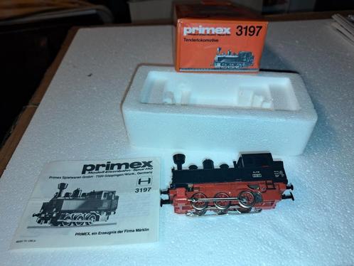 Primex stoomlokje 3197 in ovp, Hobby en Vrije tijd, Modeltreinen | H0, Zo goed als nieuw, Locomotief, Wisselstroom, Märklin, Analoog