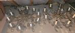 Kroonlusters 2 stuks, Huis en Inrichting, Lampen | Kroonluchters, Ophalen, Gebruikt, Glas, Landelijk